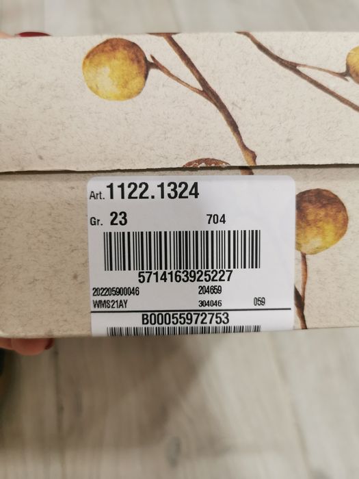 Ghete / pantofi din piele Bisgaard  mărimea 23