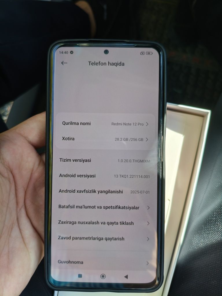 Redmi Note 12pro 8/256