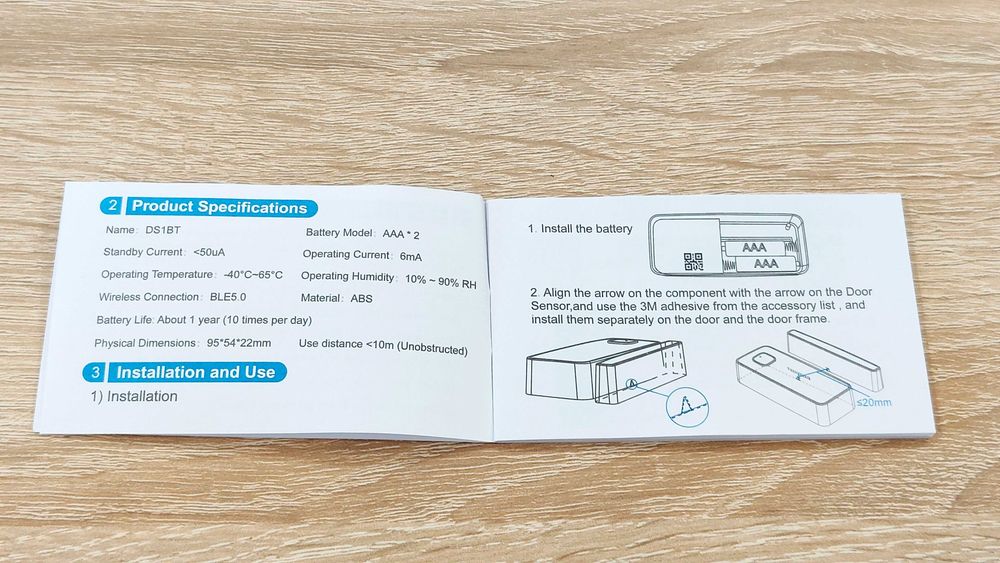 WELOCK WIFIBOX3 Gateway Wifi Bridge with Two Door Sensor