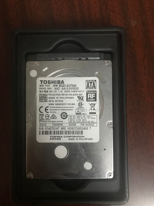 HDD для ноутбука 2,5’’