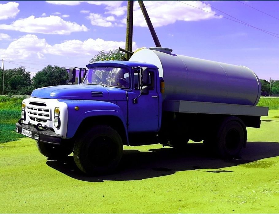 Откачка септиков.откачка сливных ям. Зил 7куб