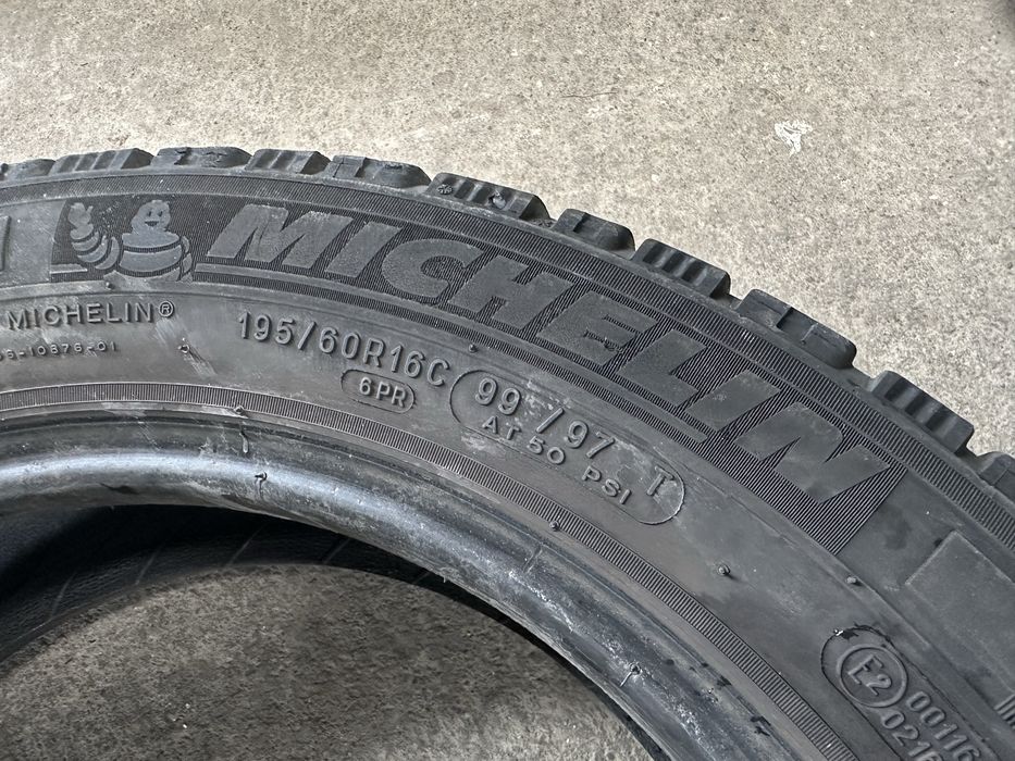 Set anvelope 195/60 R16C MICHELIN iarnă ( m+s )