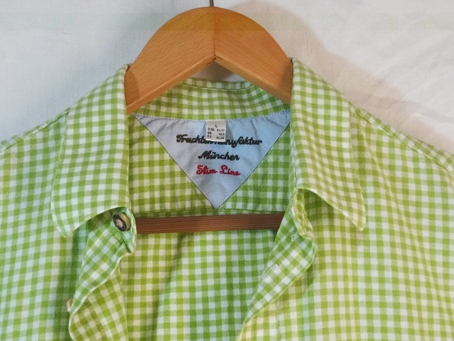 Cămașă bărbati nr. L - XL bavareza tiroleza germana Oktoberfest