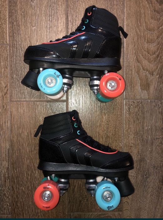 Role Oxelo Quad 100 pt copii și set protecție complet