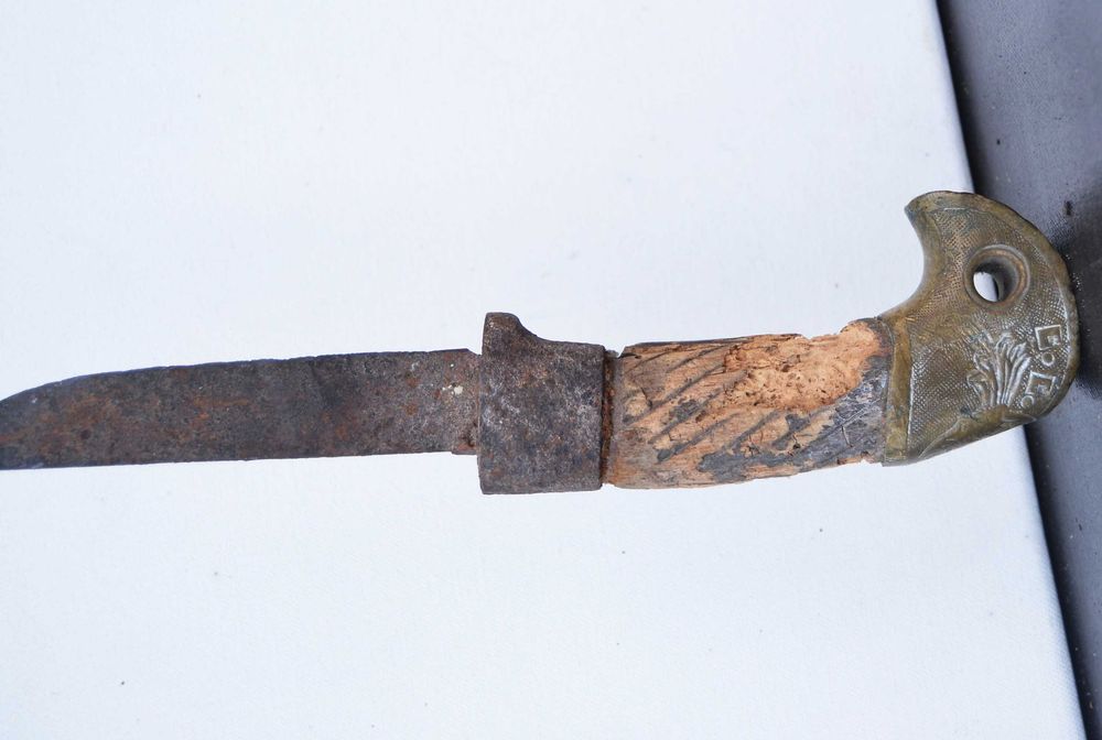 Maner vechi din alama / bronz Cazaceasca - Rusia Sabie Shashka 1934