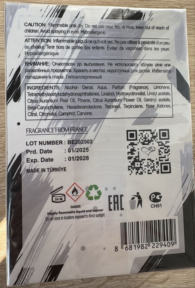 Продажа новых духов