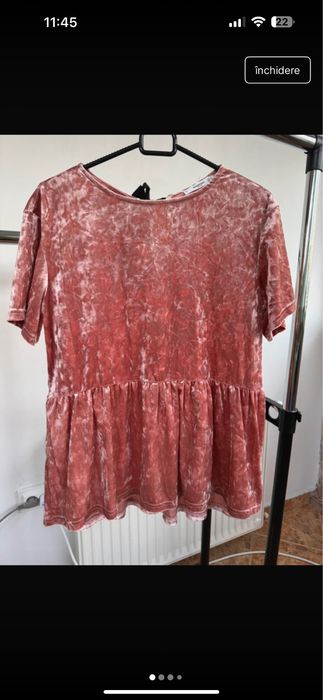 Bluza Mango din catifea