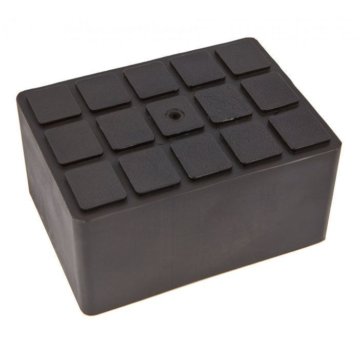 Tampon cauciuc patrat pt elevatoare tip foarfeca 160x120x100 mm