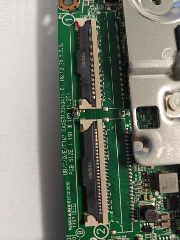 Placa de baza EAX67133404  LJ7 chassis  TV LG Smart 43UJ6307