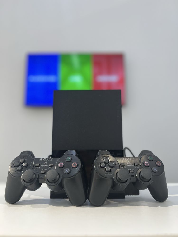 Playstation 2 +3 геймпада