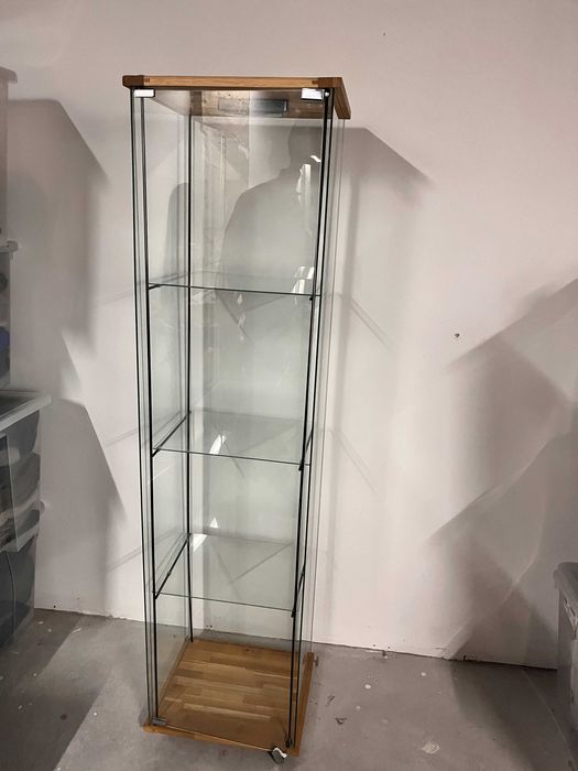 2 бр стъклени витрини, стъклен дисплей за дом или магазин