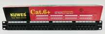 Patch Panel 19″ cat6 UTP 24 Port Gigabit – Kuwes
