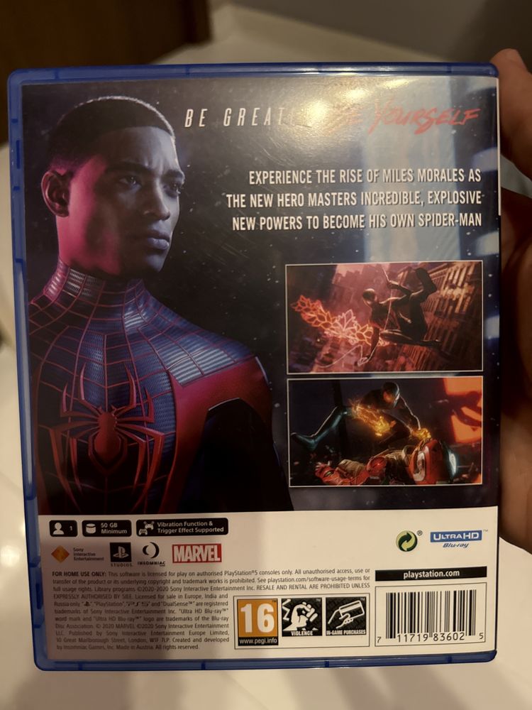 Spider-man miles morales игра за ps5
