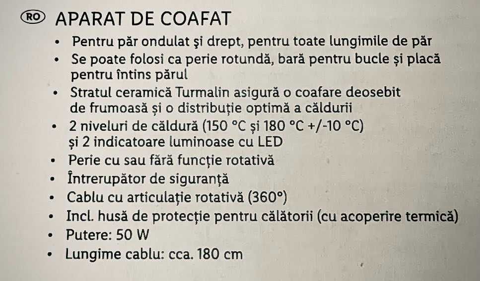 Aparat de coafat- Multi Hair Styler - Silvercrest.