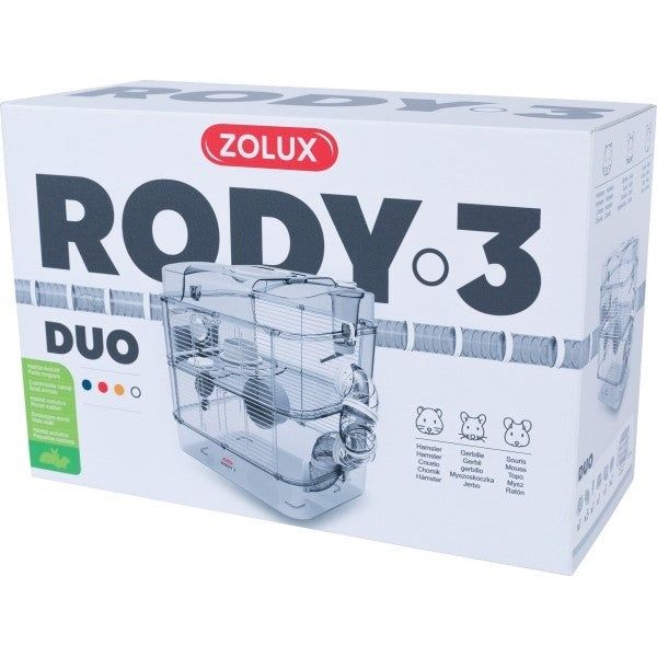 Cușcă pentru hamsteri/rozătoare RODY3 DUO