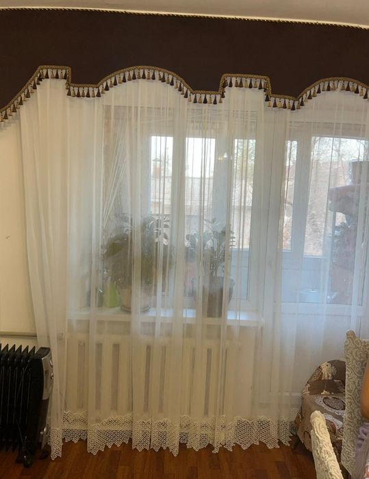 Продам ламбрекен, и  тюль