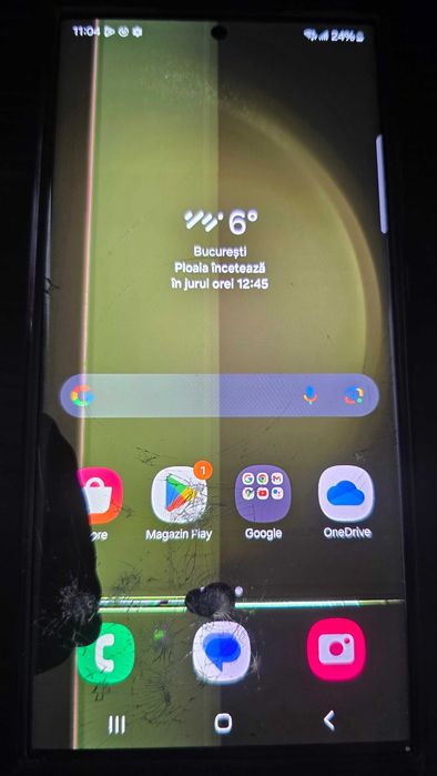 Samsung S23 Ultra 512GB Negru - DEFECT / SPART, Pentru Piese/Reparație