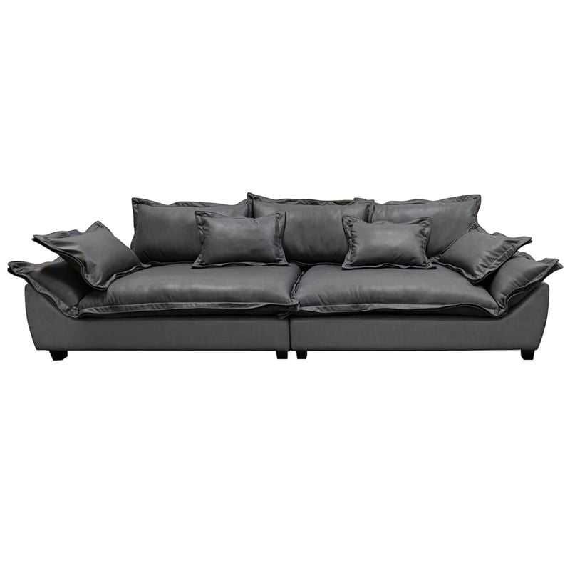Диван, DARBY, Сив, Антрацит, Текстил, 319х110х94см.