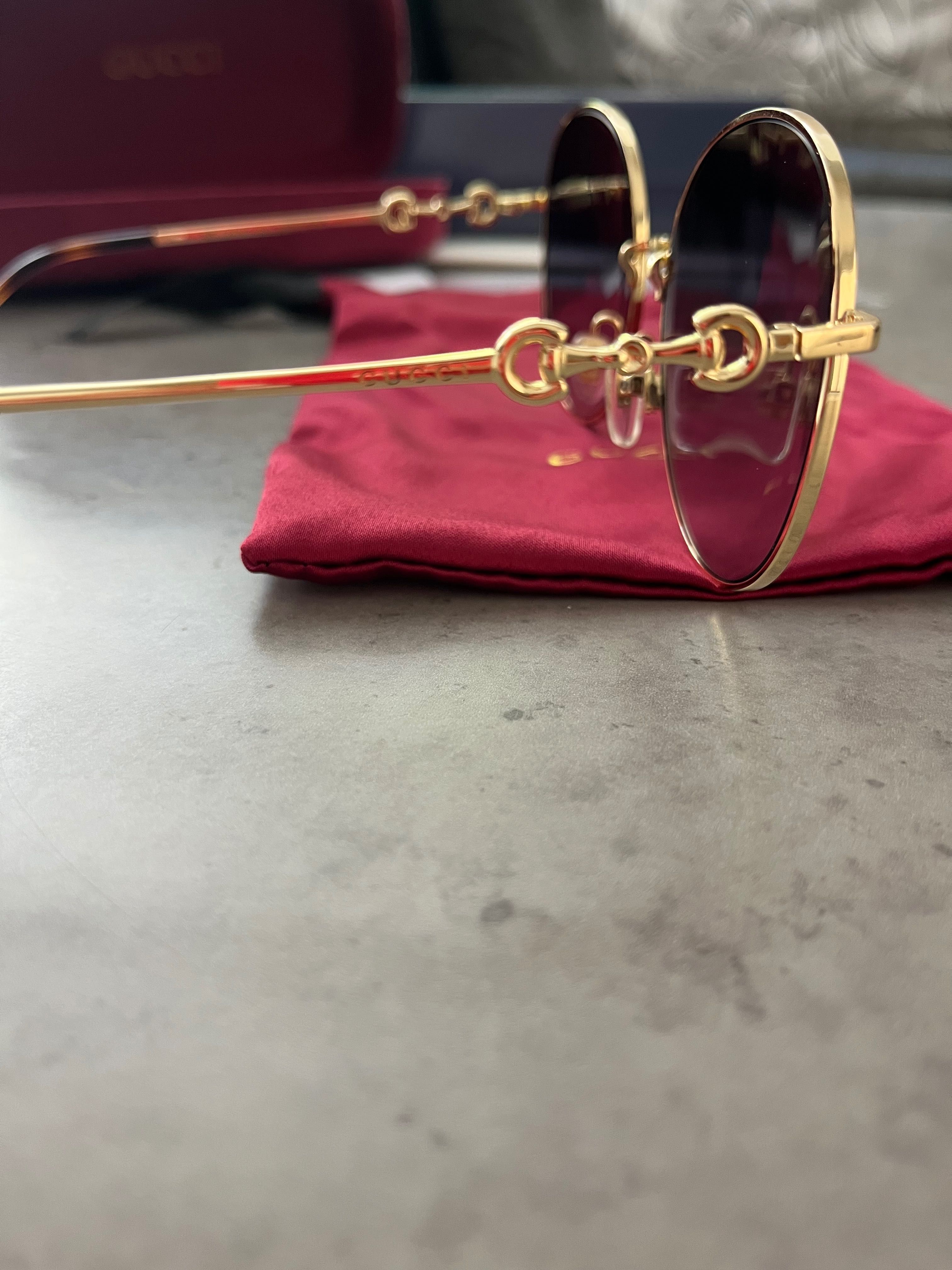 Кръгли слънчеви очила Gucci