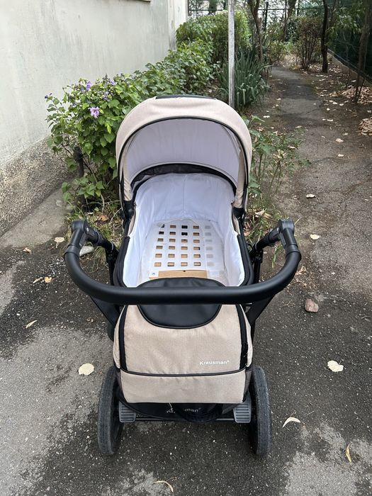 Carucior 3 in 1 Trend Black Beige Prestige - Krausman