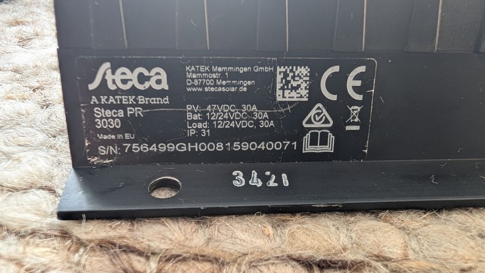 Controler solar STECA 10 A și 30 A