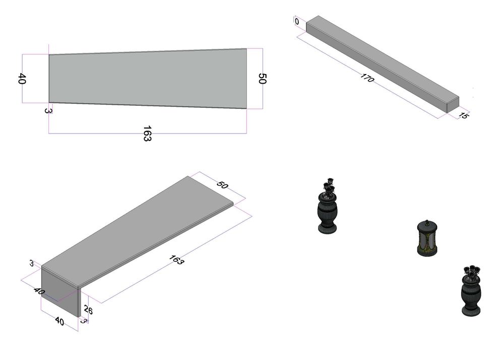 Monumente funerare-modelare și vizualizare 3D. Dimensiuni, gravură.