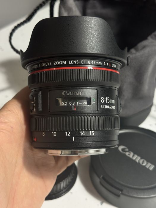 Canon EF 8-15mm fisheye f4 L USM - NOU