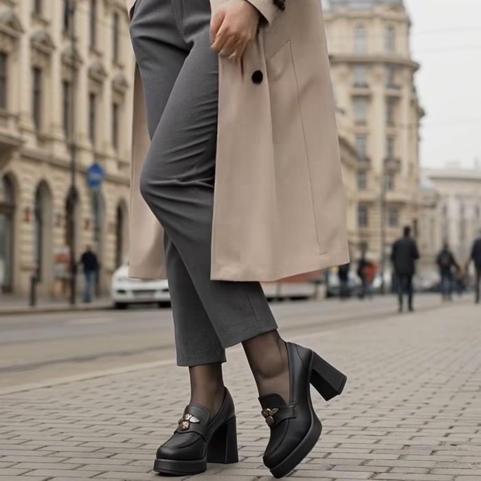 Pantofi dama din piele naturala