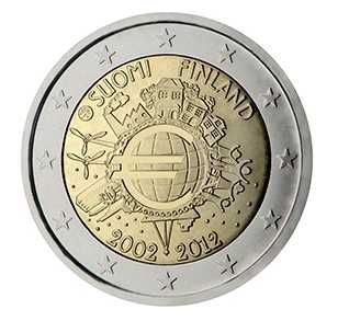 Сет 2 евро монети (възпоменателни) 2010-2013 / 2 Euro Coins