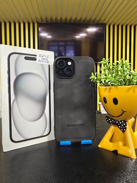 Iphone 15, 128гб, 100% акб, Kaspi 0-0-24