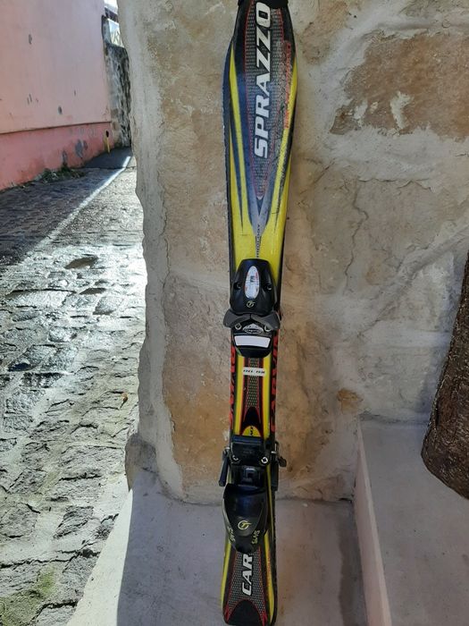 Schiuri copii 90 cm+casca protectie