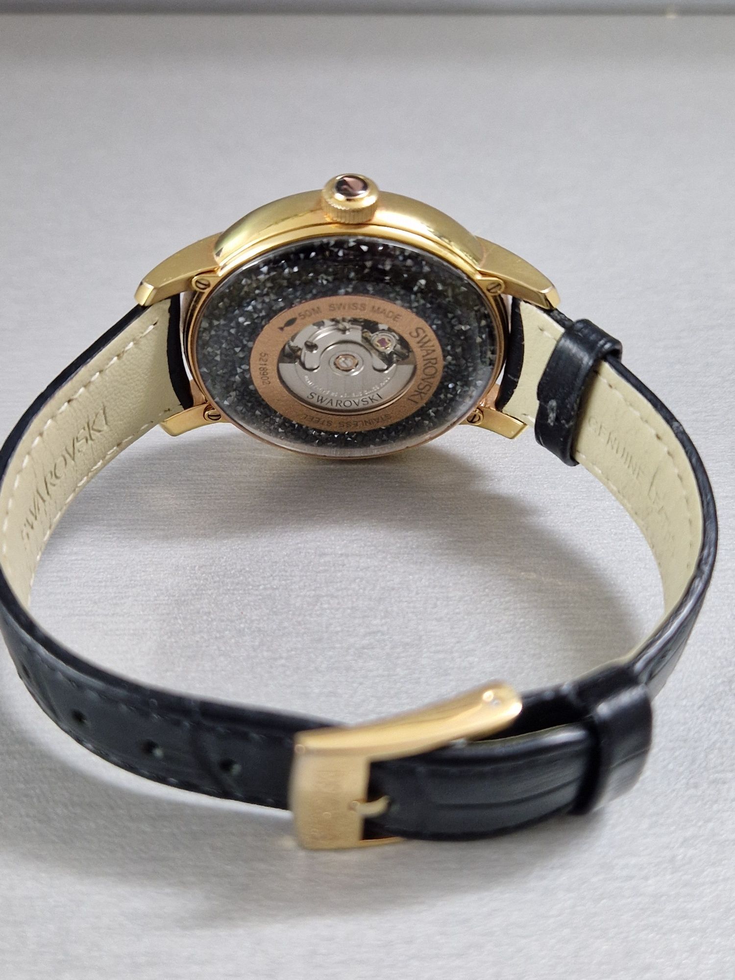 Дамски часовник Swarovski Crystalline Hours Black 5218902 Automatic, Н