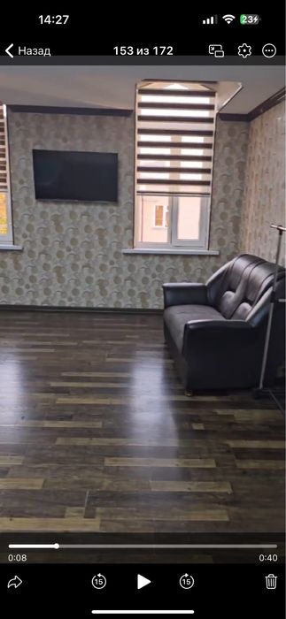 Аренда новостройка 1 хонали уй,4 этаж лифт бор .Адрес Дошкольный .250$