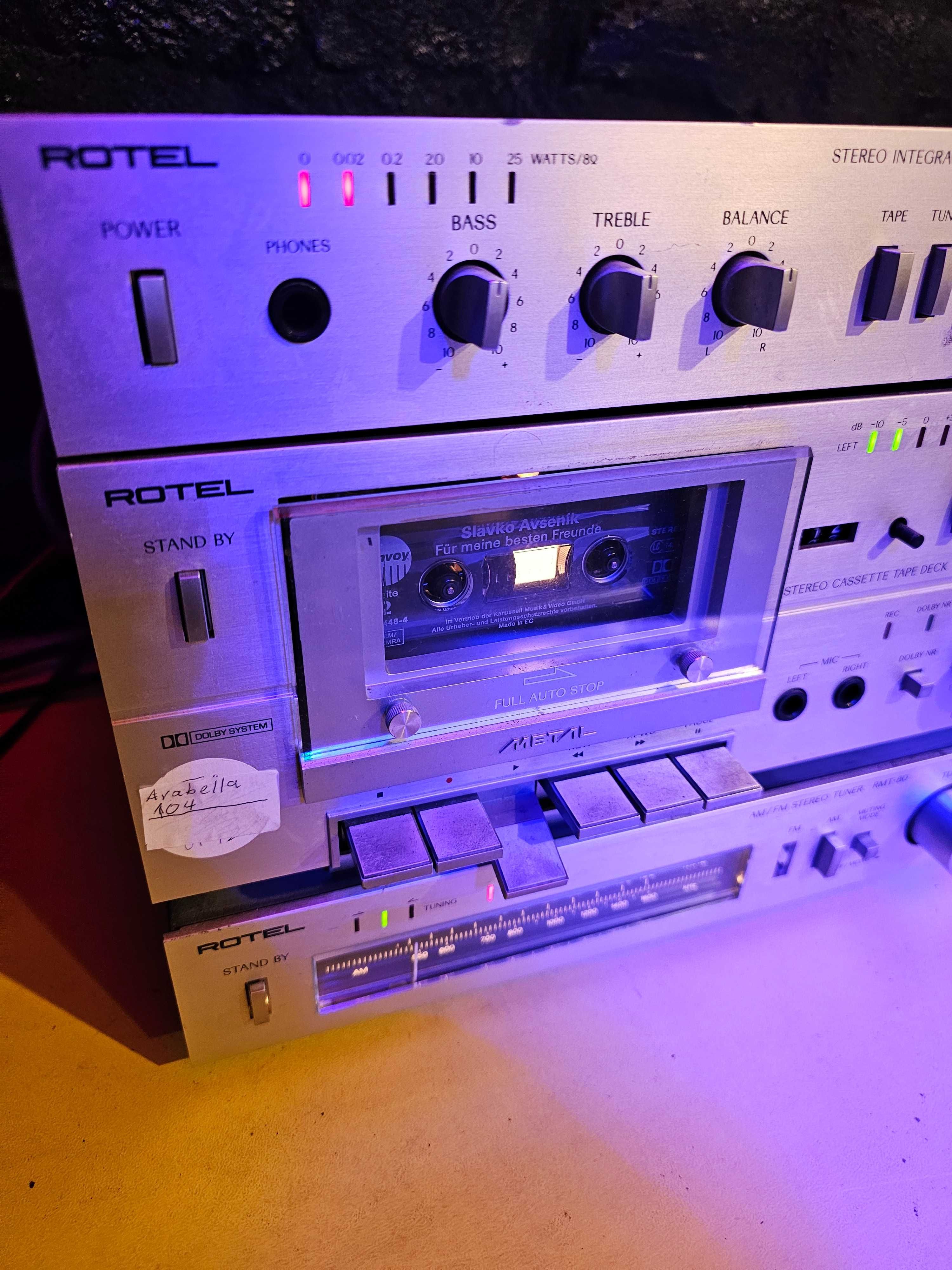 Statie linie Rotel RMA-80 Deck RMD-80 Tuner RMT-80 JAPAN