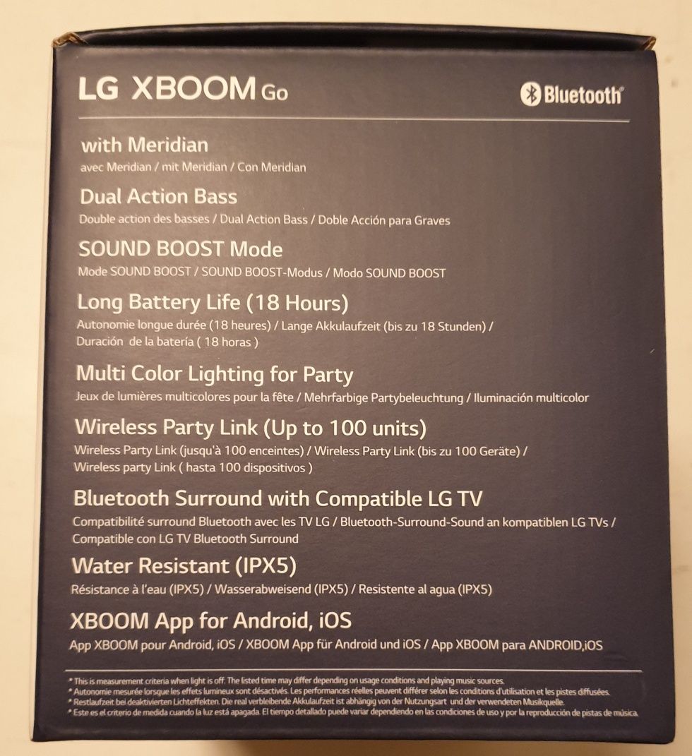 НОВА! Bluetooth колонка LG PL5 Xboom