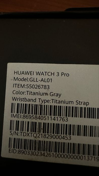 HUAWEI Watch 3 pro titanium