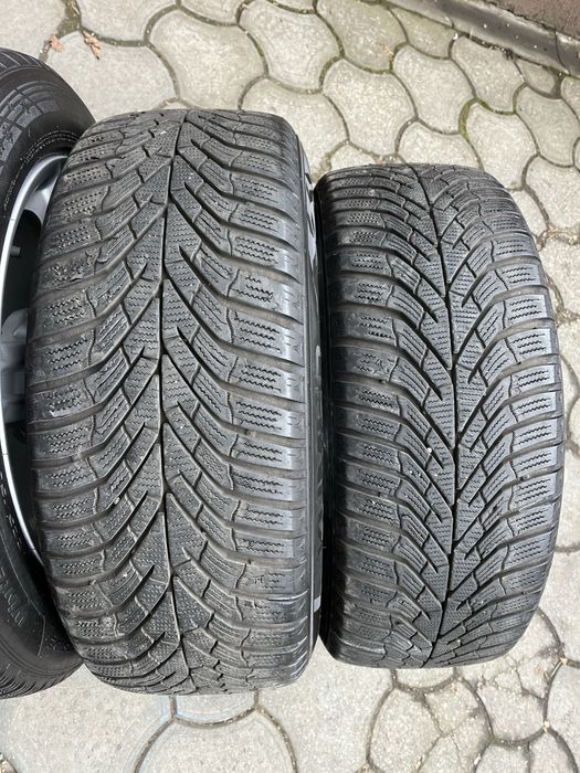 Jante aliaj 5x120mm, anvelope iarna 225/55 R17 BMW E60, E61 F10 F11 GT