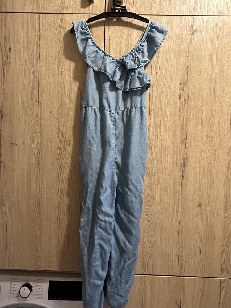 Детски гащеризон от лиосел с волани H&M, 134 см