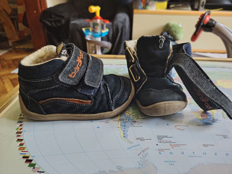 Детски зимни боси обувки 3f Barefoot