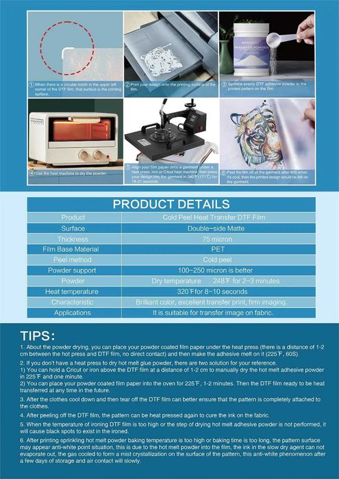 НОВО A4 50 бр Холографско DTF трансферно фолио за печат , ДТФ хартия