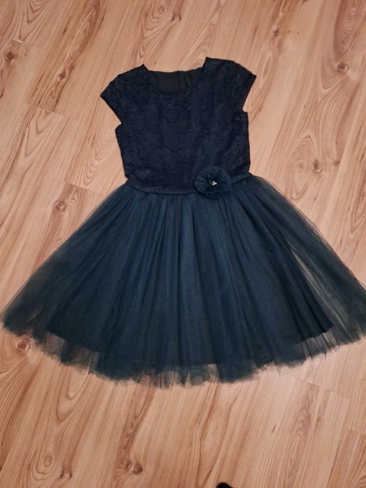 Официална  тъмно зелена рокля