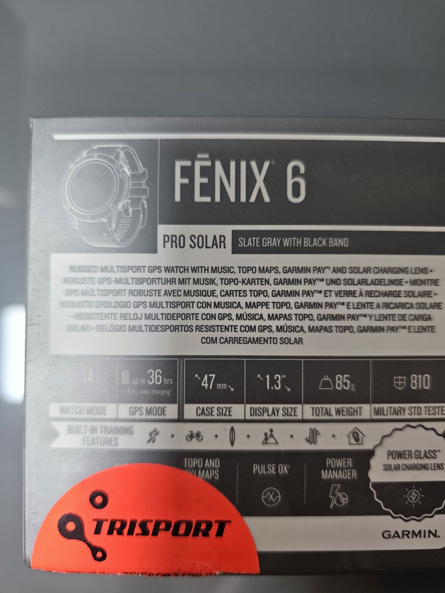 Garmin Fenix 6 Pro Solar