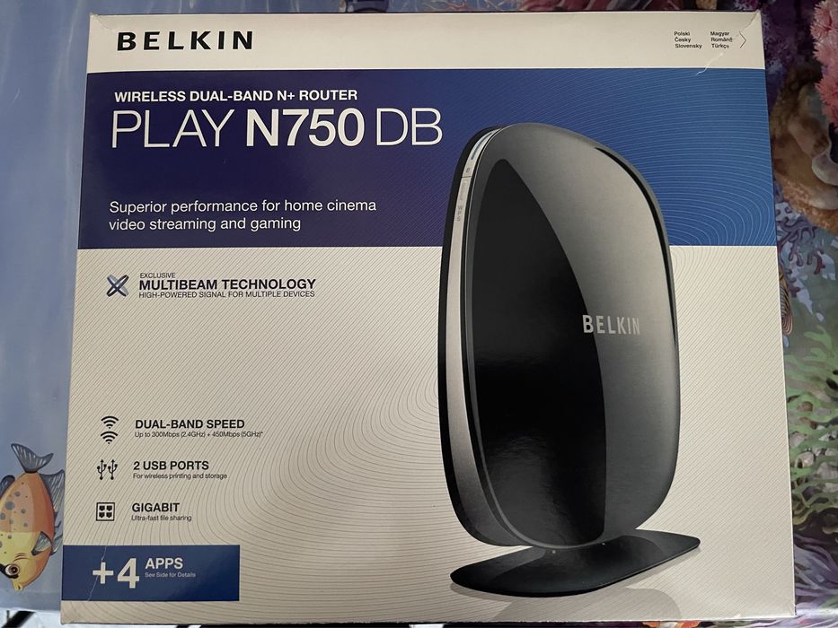 Belkin N750 DB Wi-Fi Dual-Band N+ Gigabit Router