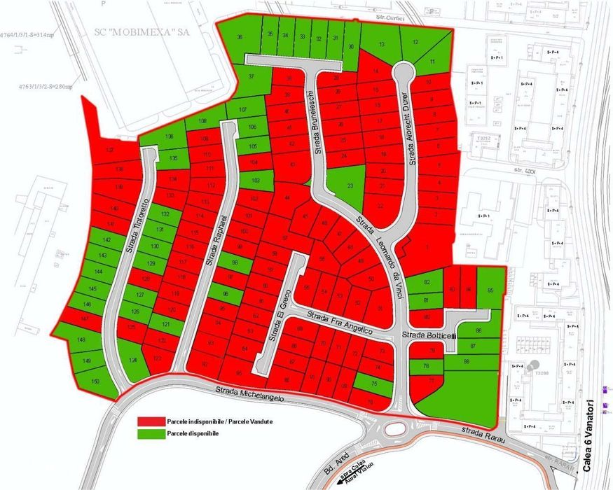 Parcelă premium 420 mp – proiecte de casă, zona ARED lângă AFI