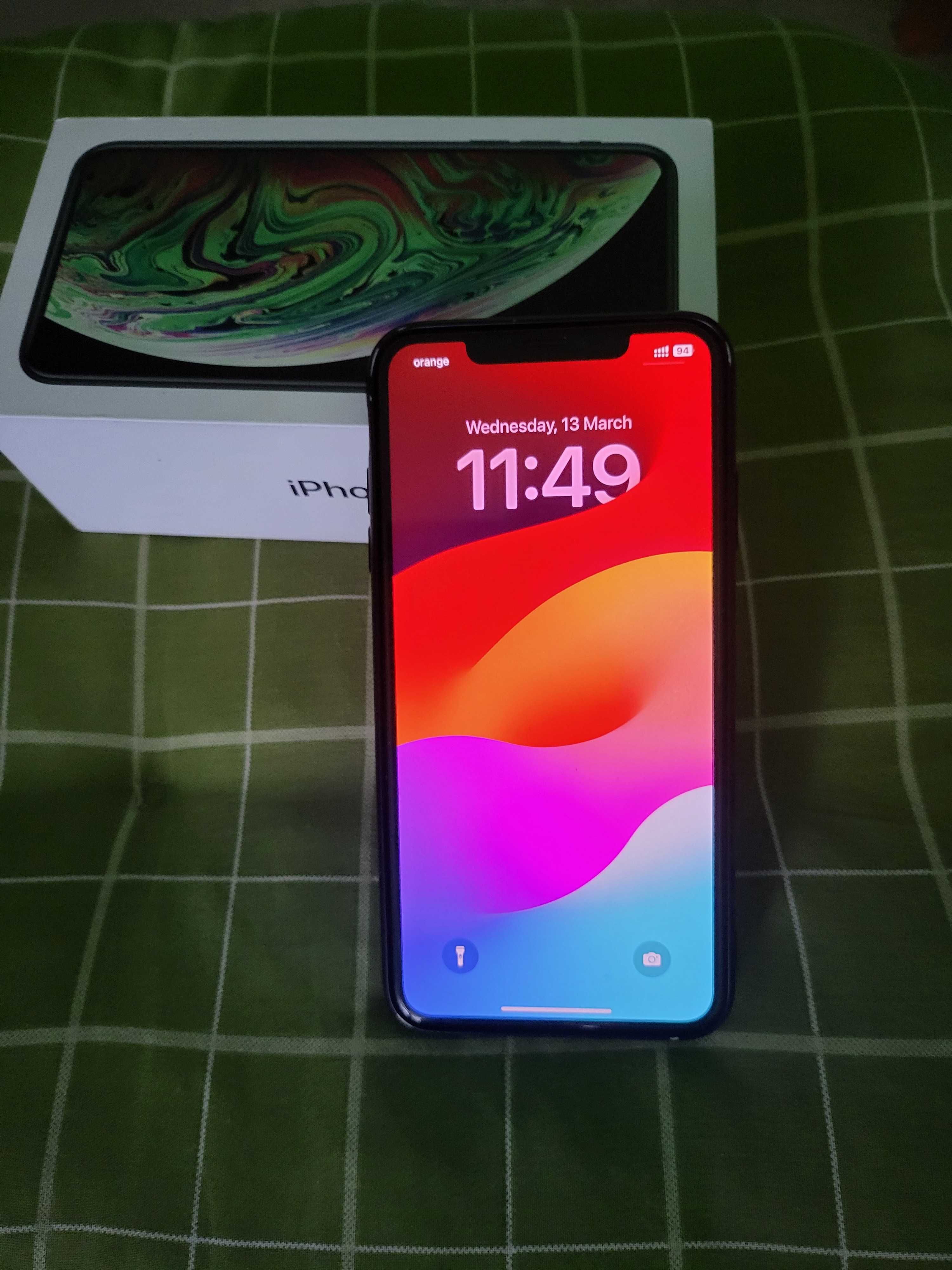 Iphone Xs Max 256gb Space Gray full-box accesorii SIGILATE +husa/folie