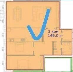 Новостройка Аккурган Резидент , 149 м2
