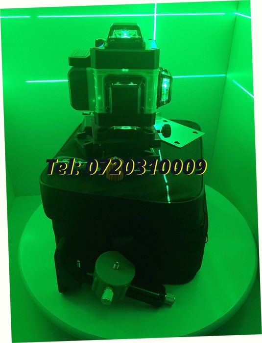 Promotie Nivela Laser Kmoon 16 Lini 4d Fascicul Laser Verde Cu 16 Li
