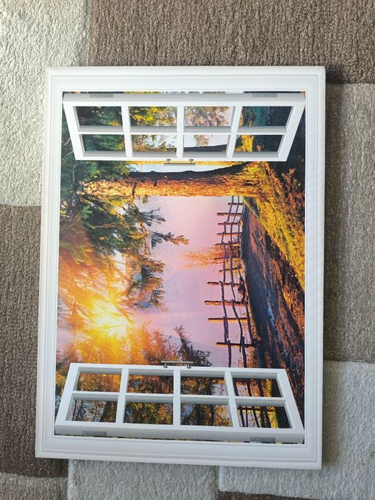 Tablou canvas fereastra deschisa