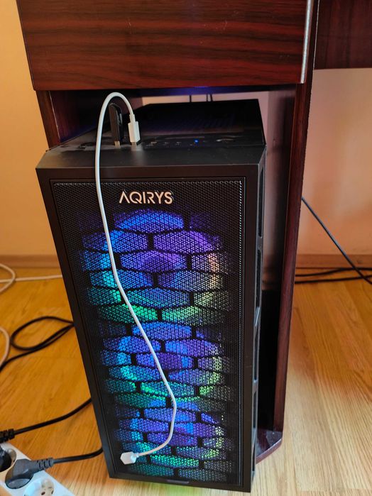 Desktop PC AMD Ryzen 7 5700G 32 GB Monitor LED IPS Philips 27"