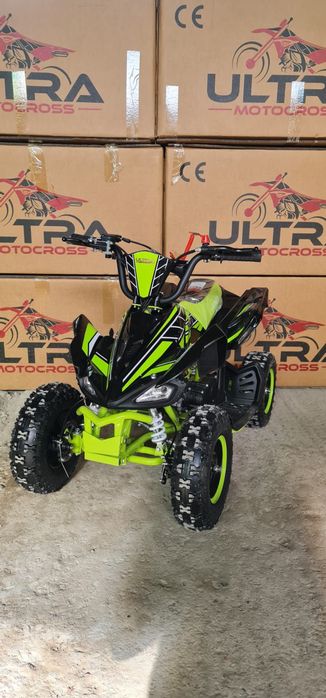 ATV copii 49cc Ultra Raptor demaror automat 6” 2T verde